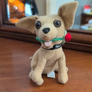 Taco Bell Plush Chihuahua Toy with Collar